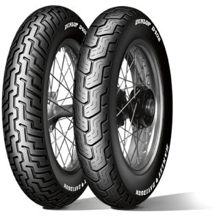 Dunlop D402 SW MU85B16 77H TL Re. Harley-Davidson (Slim White Sidewall)