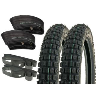 tire set Heidenau Enduro K46 2.75-16 M/C 36B TT w/ inner tube