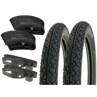 tire set Heidenau K36/1 2.75-16 M/C 46J TT w/ inner tube
